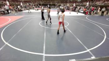 98 lbs Consi Of 4 - Sebastian Tuttle, Westside WC vs Jayden Hubbard, Widefield WC