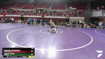 126 lbs 2nd Wrestleback And Semi-finals(16 Team) - Kenny Phan, Amarillo vs Canyon Holbrook, Grapevine