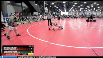 68 lbs Rd# 7- 10:45am Saturday Final Pool - Cameron Ramp, Agression Legionaries vs Lincoln Schulz, Minnesota Funky Singlets