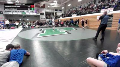 132 lbs Semis & 1st Wb (8 Team) - Parker Graveman, Sturgis Brown vs Mason Ryman, Rapid City Stevens