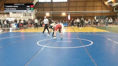 125 lbs Round Of 32 - Landon Logan, Combat Athletics vs Sam Burega, Hammer Wrestling
