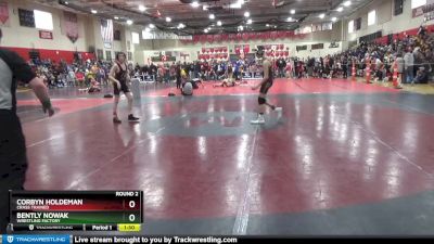 100 lbs Round 2 - Corbyn Holdeman, Crass Trained vs Bently Nowak, Wrestling Factory
