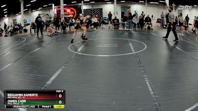 92 lbs Round 2 (4 Team) - Benjamin Kamertz, Red Devil WC vs Owen Carr, Full Circle