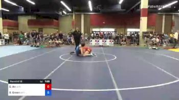 69 kg Round Of 16 - Genevieve An, Level Up Wrestling Center vs Brynn Green, Michigan Revolution Wrestling Club