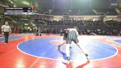 215-3A 1st Place Match - Connor Armstrong, White County vs Clifford Williford, Jefferson