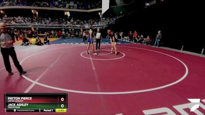 5A 215 lbs Quarterfinal - Payton Pierce, Lucas Lovejoy vs Jack Ashley, Midlothian