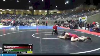 182 lbs Finals (8 Team) - Sean Peden, 2/1A Elgin vs Jacob Beauchamp, 2/1A Central Linn