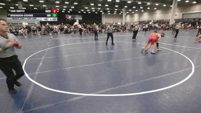 126 lbs Quarters - Brendon Oehme, Heartland Wrestling Academy vs Van Smith, Mustang High School Wrestling