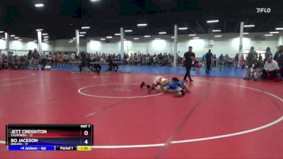 119 lbs Quarters & 1st Wb (16 Team) - Jett Creighton, California vs Bo Jackson, Indiana