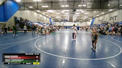 63-68 lbs Round 1 - Hank Rogers, Charger Wrestling Club vs Trent Sowsonicut, Cougars Wrestling Club