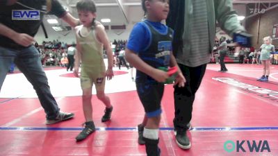 75 lbs Rr Rnd 1 - Arabella Kearns, Honey Badgers Wrestling Club vs Greyson Burney, Henryetta Knights Wrestling Club