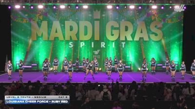 Louisiana Cheer Force - Ruby Red [2026 L2 Youth - Medium Day 2] 2026 Mardi Gras Grand Nationals