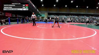 175 lbs Quarterfinal - Evette Esquivel, Toppenish vs Megan Weil, Burns Oregon