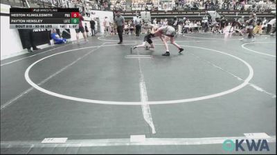 92-98 lbs Rr Rnd 2 - Heston Klinglesmith, Perry Wrestling Academy vs Payton Hensley, Little Axe Takedown Club