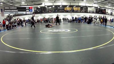 110 B Cons. Semi - Emma Cabinian, McKendree University vs Sharon Moreno, Aurora University