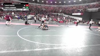 130 lbs Quarterfinal - Owen Lambries, Holmen Viking Wrestling Club vs Isaac Foster, Aviators Wrestling