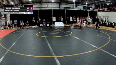 74 kg Champ. Round 2 - Daniel Cardenas, CA RTC vs Brandon Cannon, Ohio Regional Training Center