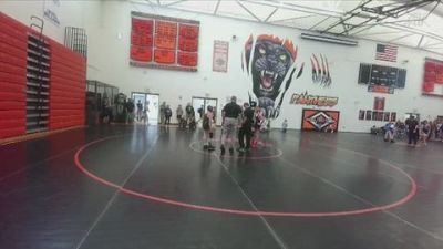 84 lbs Round 5 - Rowdee Goolsbey, Powell Middle School vs Chris LeBlanc, Powell Middle School