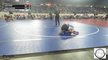 120 lbs Round Of 64 - Luke Opitz, Weatherford vs Owen Sartain, Husky Wrestling Club