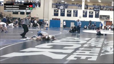 121 lbs Round Of 32 - Brogan Kendall, Central Bucks East vs Keegan Barrick, Bishop McDevitt