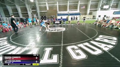 132 lbs Round 1 (8 Team) - Mason Comegys, Maryland vs Leyton Baldwin, Arkansas