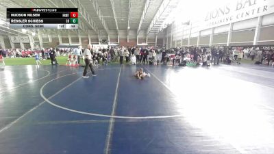 43 lbs Cons. Semi - Ressler Schiess, Shootbox Rigby vs Hudson Nilsen, Westlake Wrestling Club