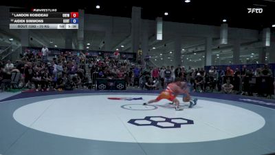 70 kg Champ. Rd Of 64 - Landon Robideau, Cowboy RTC/ Titan Mercury Wrestling Club vs Aiden Simmons, Central Coast Regional Training Center