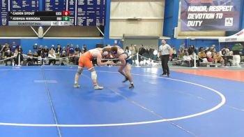 184 lbs Quarterfinal - Caden Stout, Coast Guard vs Joshua Nieroda, Roger Williams