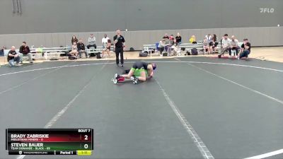 96 lbs Semis & 1st Wrestleback (8 Team) - Brady Zabriskie, Midlothian Miners vs Steven Bauer, Team Donahoe - Black