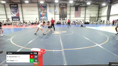 127 lbs Rr Rnd 3 - Rocco Bushman, 84 Athletes vs Mason Kager, Ohio Titan Scarlet