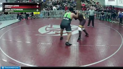 285 lbs Champ. Round 2 - Jermiah Lewis, Eldorado vs Adam Hutchinson, SLAM Academy