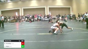 123 lbs Round Of 64 - Edrick Hinckley, Yucaipa Thunder WC vs Jullien Mejia, Pride WC