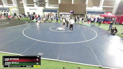 96 lbs Champ. Round 1 - Ayden Sevilla, Arizona vs Jase Seymour, COWA