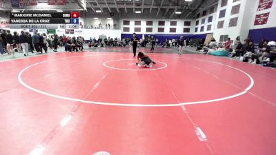 117 lbs Cons. Round 4 - Vanessa De La Cruz, Texas Wesleyan vs Marjorie McDaniel, Colorado Mesa University