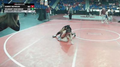 126 lbs Round Of 16 - Aubrey Reynolds, Noble vs Solimary Cruz-Sedan, Springfield Central (W)
