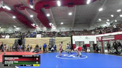 141-154 lbs Round 3 - Brayden Noel, Contenders WA vs Ryeanne Fink, Red Hawk WA