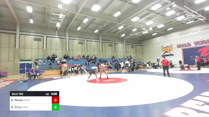 215 lbs Consi Of 16 #1 - Anthony Nixon, Merced vs Angel Cruz, Ernest ...