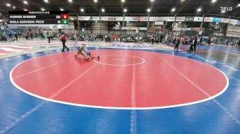124 lbs Cons. Round 1 - Daila Quevedo Pech, BHRV Nighthawks vs Aubree Bunner, Stanley Wrestling Club