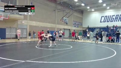 157 lbs Cons. Semi - Karsten Jansen, Unattached vs Koy Davidson, Oregon State