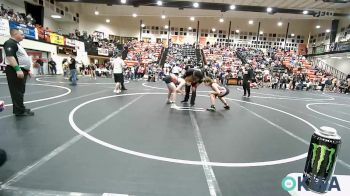 132 lbs Quarterfinal - Gavon Reed, Poteau Youth Wrestling Academy vs Brendan Bell, R.A.W.