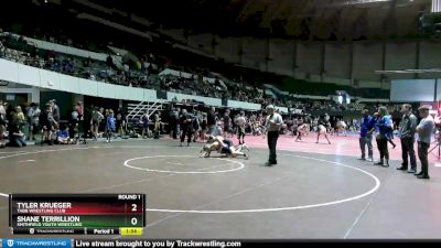 125 lbs Round 1 - Tyler Krueger, Tabb Wrestling Club vs Shane Terrillion, Smithfield Youth Wrestling