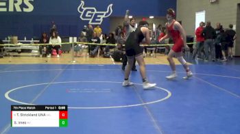 175 lbs 7th Place Match - Tyler Strickland UNA, Salina vs Samuel Imes, Mill Valley