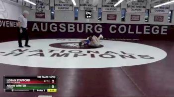 197 lbs 3rd Place Match - Aidan Winter, Luther vs Logan Stafford, UW - La Crosse