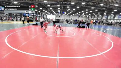 107 lbs Consi Of 16 #2 - Kori Holsomback, GA vs Jayden Crotty, VA
