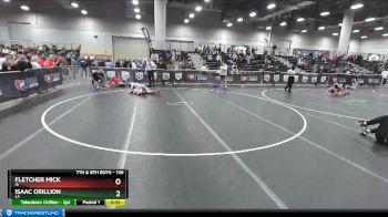 136 lbs Cons. Round 1 - Isaac Orillion, LA vs Fletcher Mick, IA