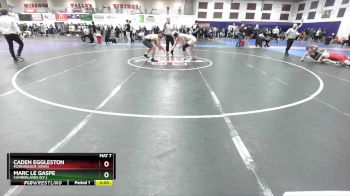 157 lbs Cons. Round 4 - Marc Le Gaspe, Cumberlands (Ky.) vs Caden Eggleston, Morningside (Iowa)