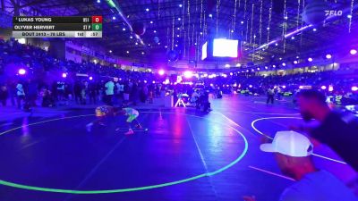 78 lbs Semifinal - Lukas Young, 951 WC vs Olyver Hervert, St Paul YW