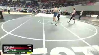 3A-182 lbs Quarterfinal - Daevon Vereen, Banks vs Brazen Ellis, Pleasant Hill