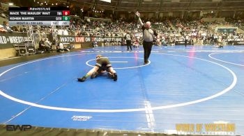 100 lbs Round Of 16 - Mace `The Mauler` Wait, Terminator Wrestling Academy vs Kohen Martin, Catoosa Wrestling