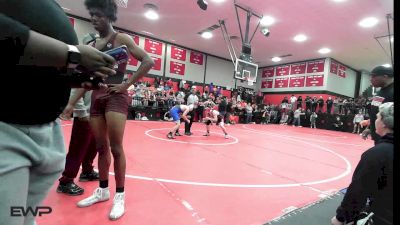 157 lbs Round Of 32 - Jason King, Okmulgee vs Trenton Tiffin, Rogers High School Boys
